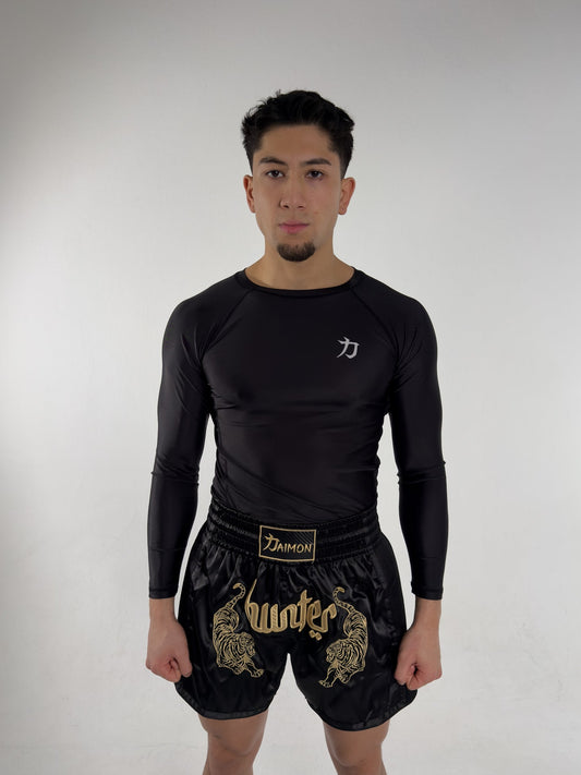 Daimon rashguard schwarz
